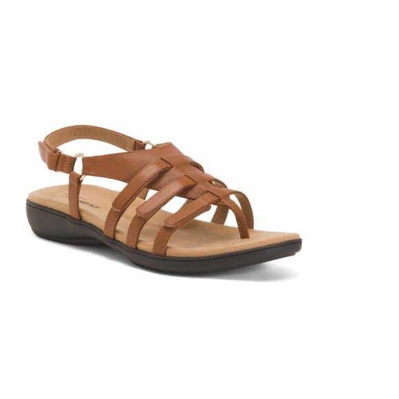 TROTTERS luggage Leather Ria Comfort Sandals - Picture 1 of 2